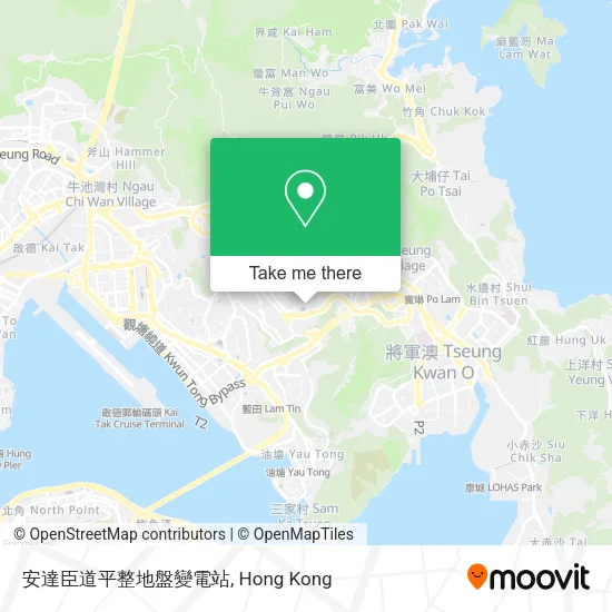 安達臣道平整地盤變電站地圖
