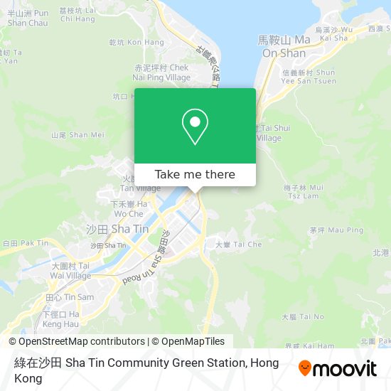 綠在沙田 Sha Tin Community Green Station map