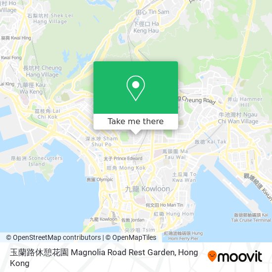 玉蘭路休憩花園 Magnolia Road Rest Garden地圖