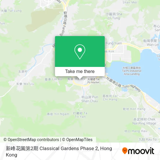新峰花園第2期 Classical Gardens Phase 2地圖