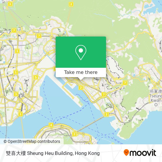 雙喜大樓 Sheung Heu Building map