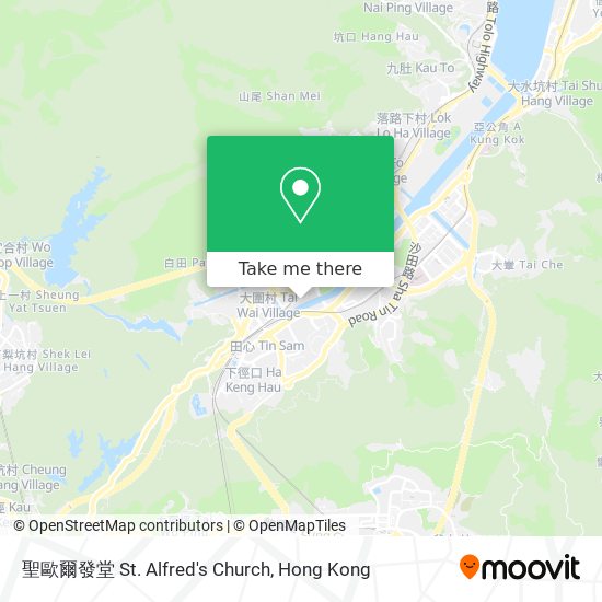 聖歐爾發堂 St. Alfred's Church地圖