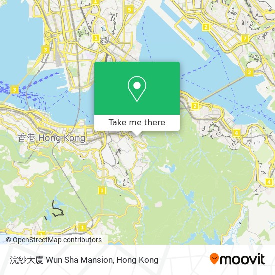 浣紗大廈 Wun Sha Mansion map