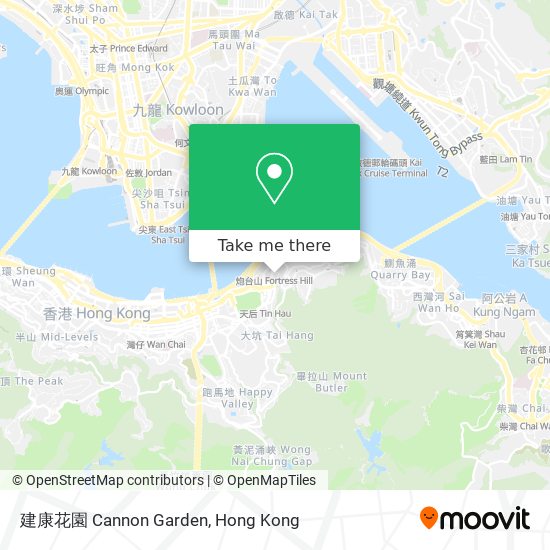 建康花園 Cannon Garden map