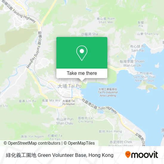 綠化義工園地 Green Volunteer Base地圖