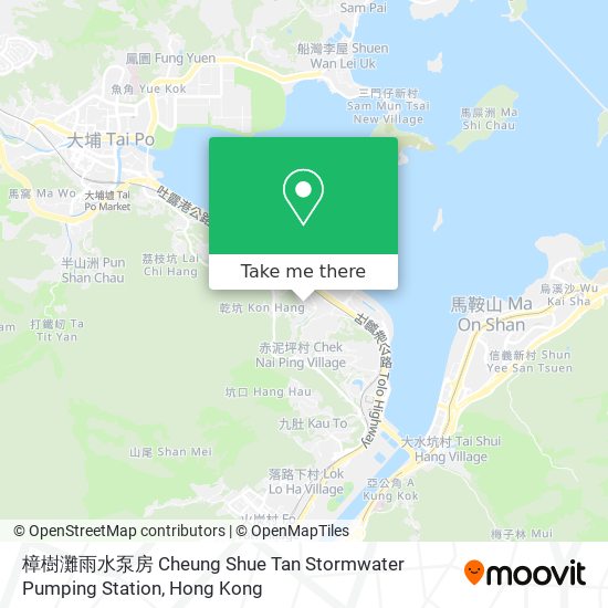 樟樹灘雨水泵房 Cheung Shue Tan Stormwater Pumping Station map