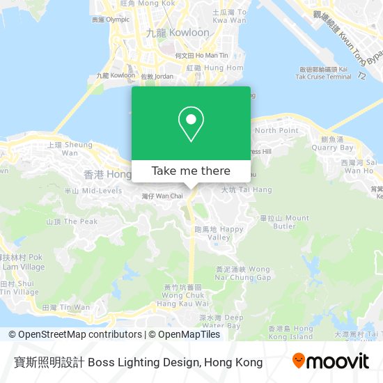 寶斯照明設計 Boss Lighting Design map