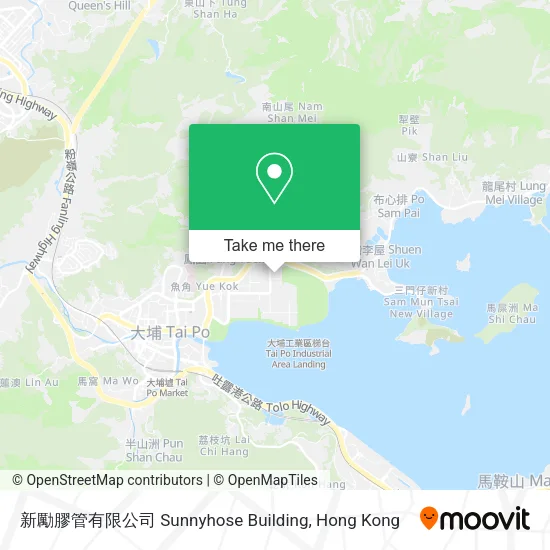 新勵膠管有限公司 Sunnyhose Building map