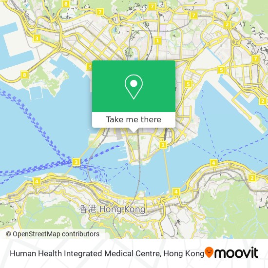 Human Health Integrated Medical Centre map