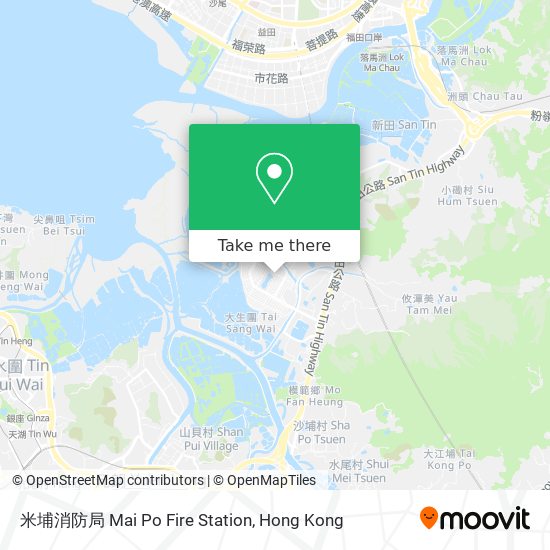 米埔消防局 Mai Po Fire Station map