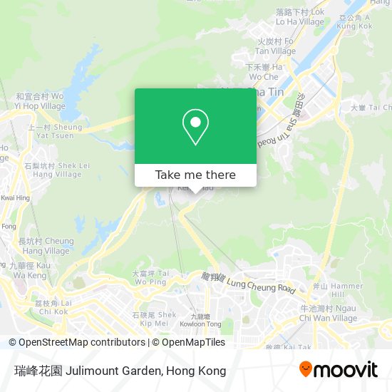 瑞峰花園 Julimount Garden map