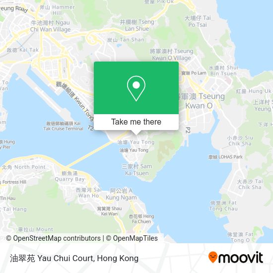油翠苑 Yau Chui Court map