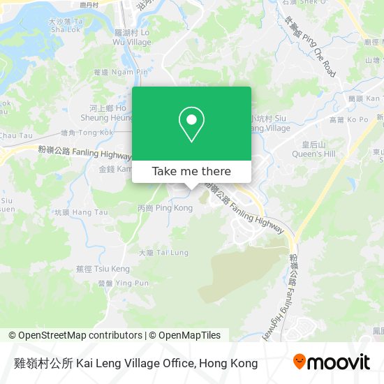 雞嶺村公所  Kai Leng Village Office map