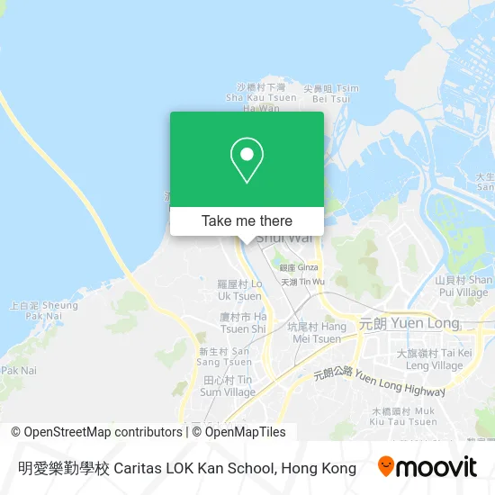 明愛樂勤學校 Caritas LOK Kan School map