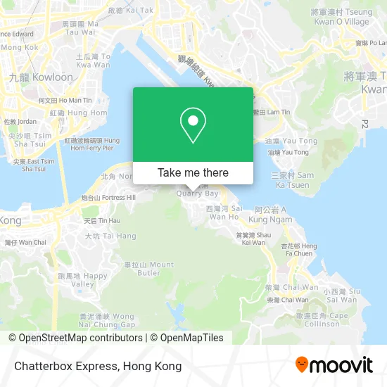 Chatterbox Express map