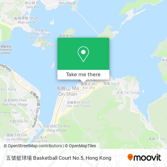 五號籃球場 Basketball Court No.5 map