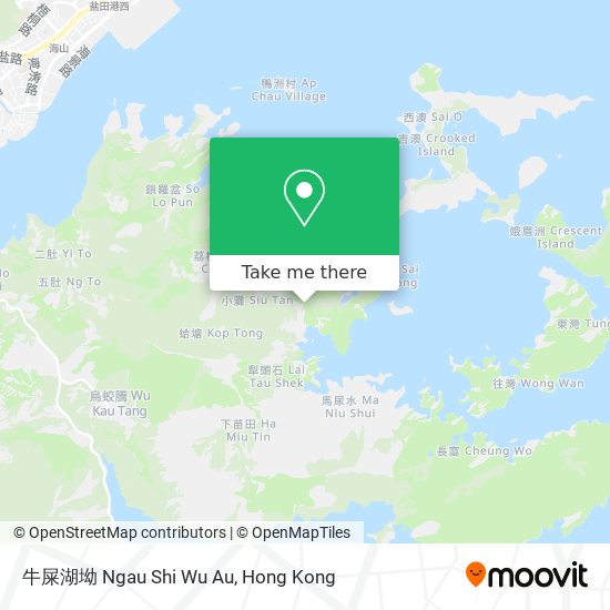 牛屎湖坳 Ngau Shi Wu Au map