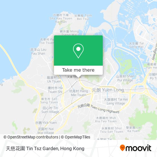 天慈花園 Tin Tsz Garden map