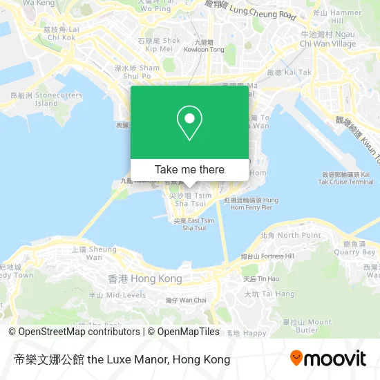 帝樂文娜公館 the Luxe Manor map