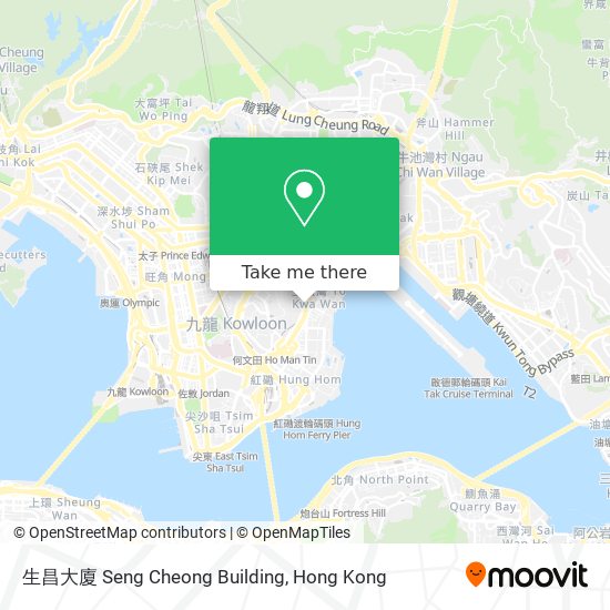 生昌大廈 Seng Cheong Building map