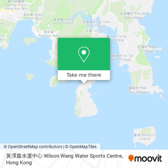 黃澤森水運中心 Wilson Wang Water Sports Centre map