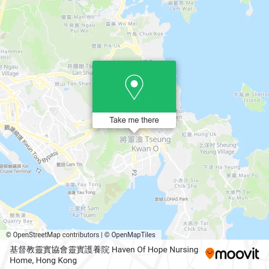 基督教靈實協會靈實護養院 Haven Of Hope Nursing Home map
