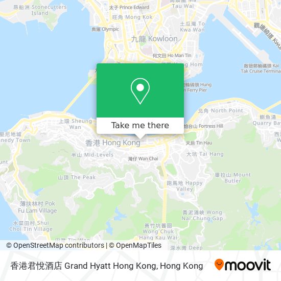 香港君悅酒店 Grand Hyatt Hong Kong map