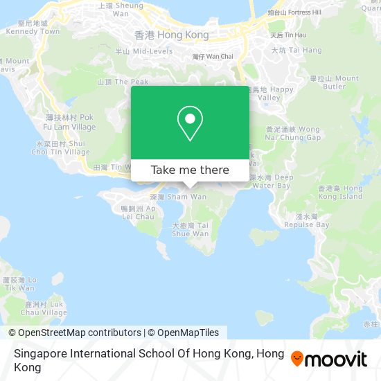 Singapore International School Of Hong Kong map