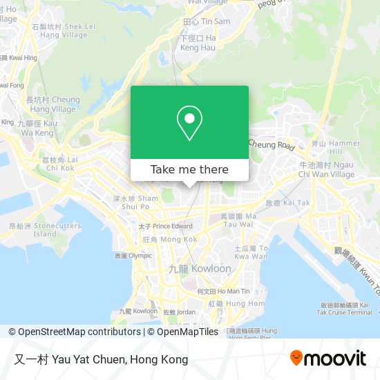 又一村 Yau Yat Chuen map