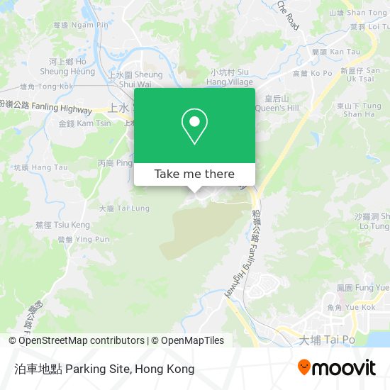 泊車地點 Parking Site map