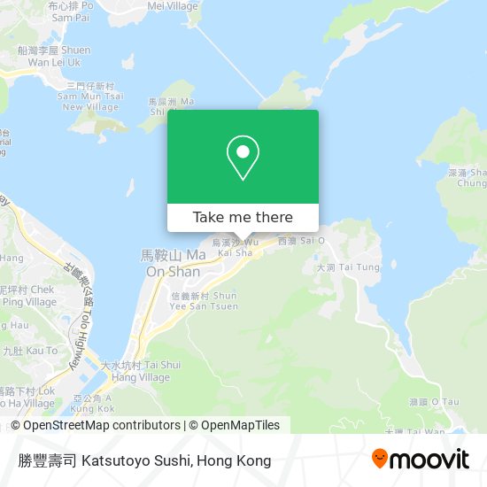 勝豐壽司 Katsutoyo Sushi map