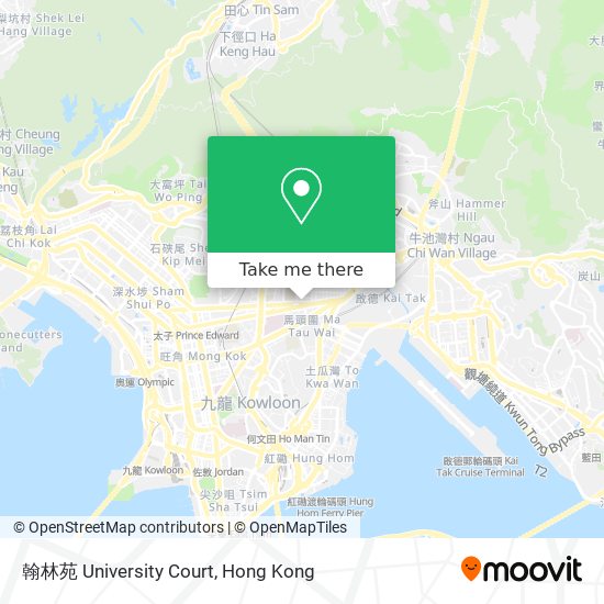 翰林苑 University Court地圖