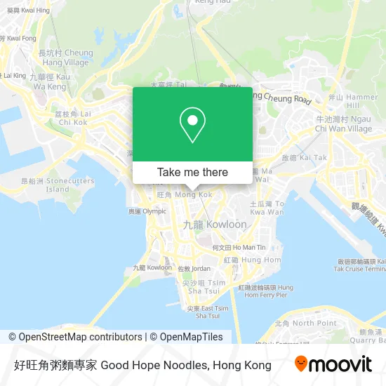 好旺角粥麵專家 Good Hope Noodles map