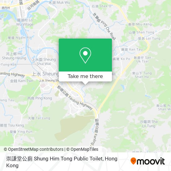 崇謙堂公廁 Shung Him Tong Public Toilet地圖