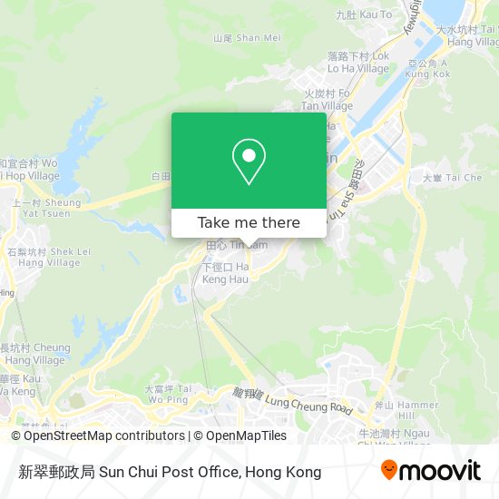 新翠郵政局 Sun Chui Post Office map