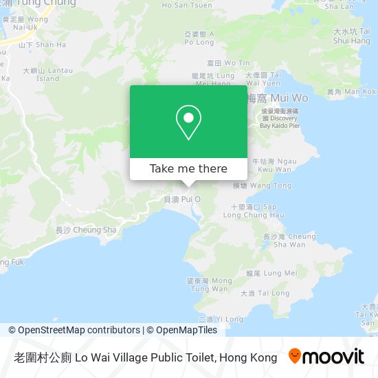 老圍村公廁 Lo Wai Village Public Toilet map