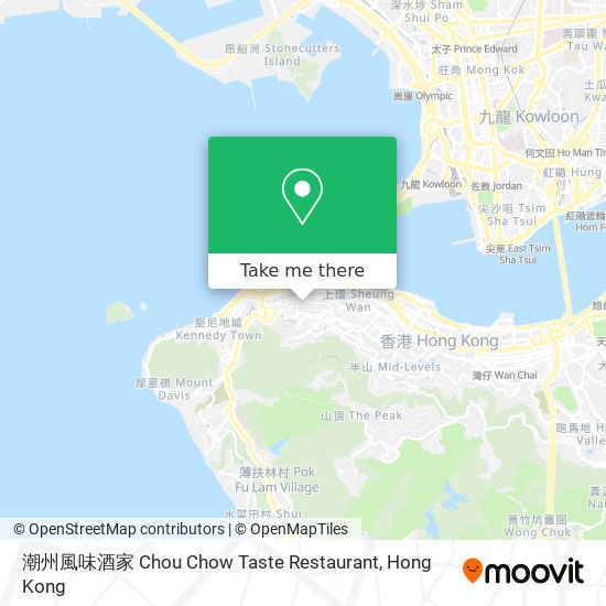 潮州風味酒家 Chou Chow Taste Restaurant地圖