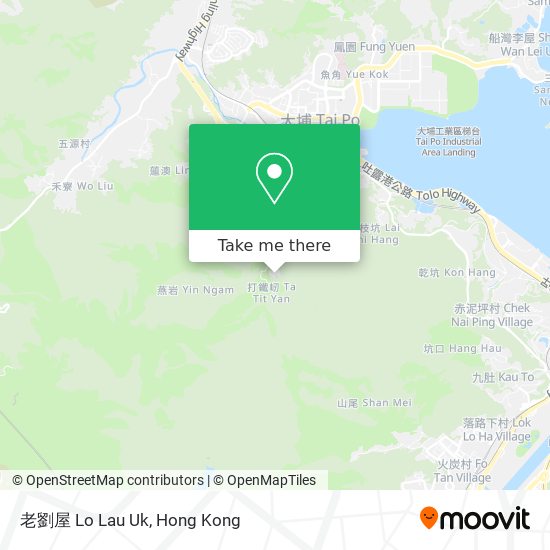 老劉屋 Lo Lau Uk map