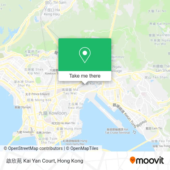啟欣苑 Kai Yan Court map