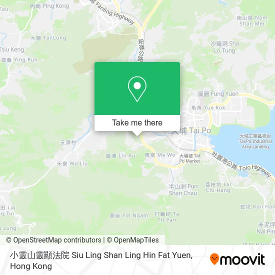 小靈山靈顯法院 Siu Ling Shan Ling Hin Fat Yuen map