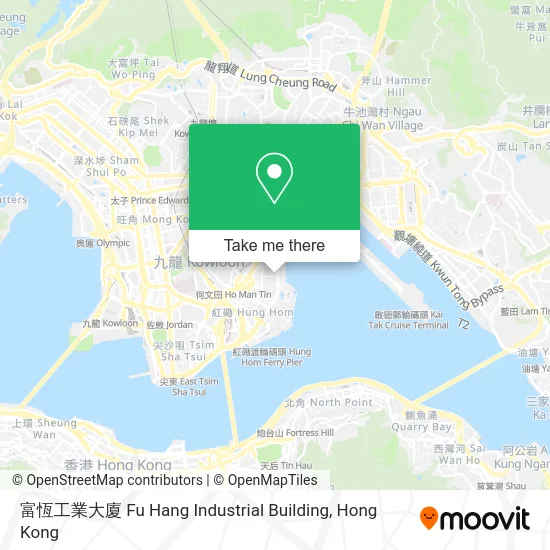富恆工業大廈 Fu Hang Industrial Building map