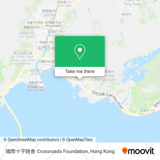 國際十字路會 Crossroads Foundation map