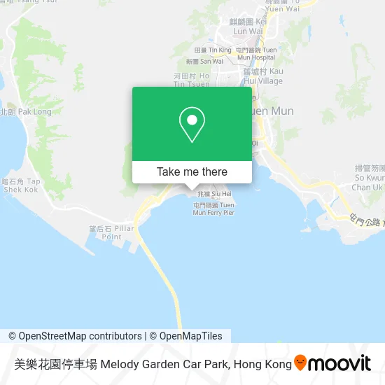 美樂花園停車場 Melody Garden Car Park map