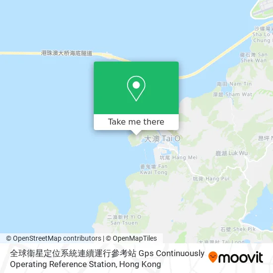 全球衞星定位系統連續運行參考站 Gps Continuously Operating Reference Station地圖