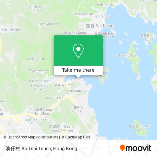 澳仔村 Au Tsai Tsuen map