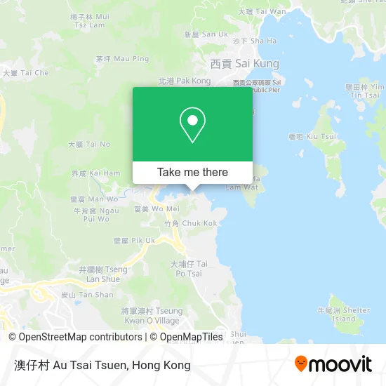 澳仔村 Au Tsai Tsuen map