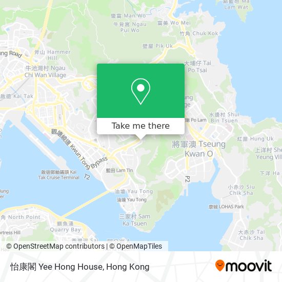 怡康閣 Yee Hong House map