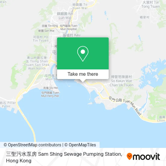 三聖污水泵房 Sam Shing Sewage Pumping Station map