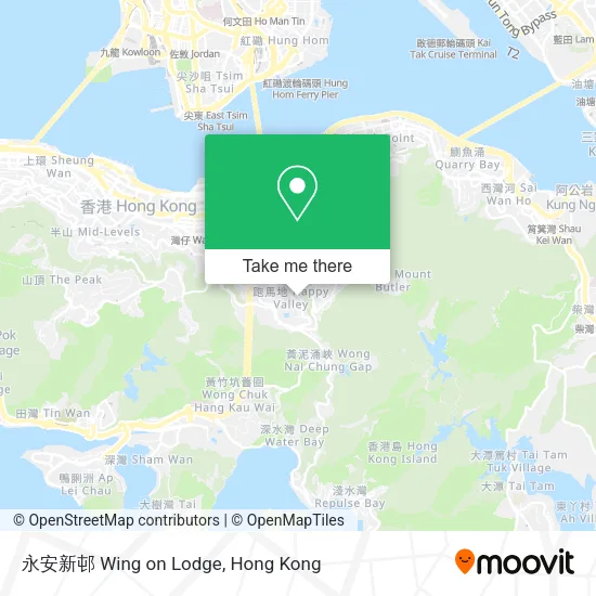 永安新邨 Wing on Lodge map