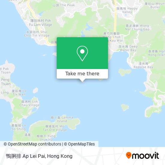 鴨脷排 Ap Lei Pai map